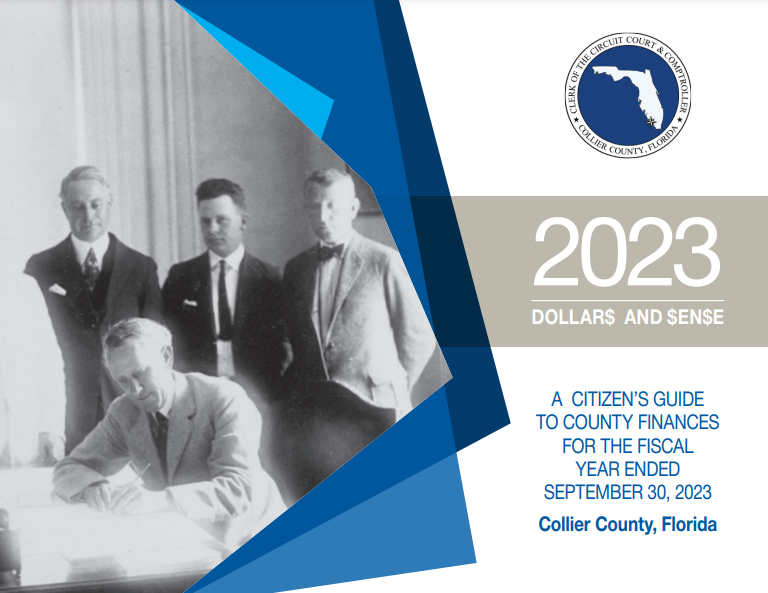 Collier County Clerk’s FY 2023 Popular Annual Financial Reporting Receives GFOA Award for Outstanding Achievement