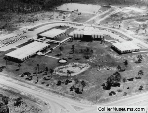 Collier County Government Center at US 41 and Airport Pulling Road c1962. Photo courtesy Collier County Museums.