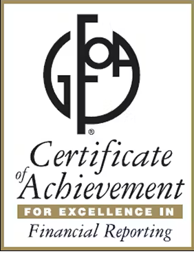 FY 2023 Annual Comprehensive Financial Report Receives GFOA Certificate of Excellence