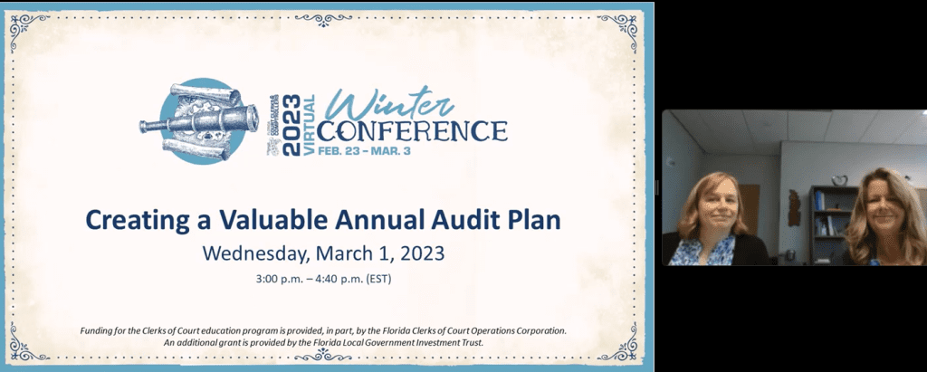 OIG Staff Presents at 2023 Virtual Winter Conference
