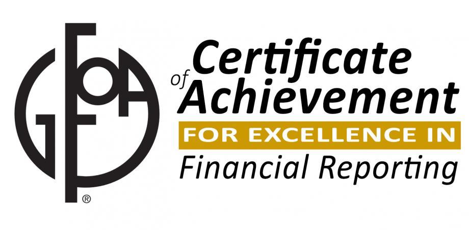 FY 2024 Annual Comprehensive Financial Report Receives GFOA Certificate of Excellence